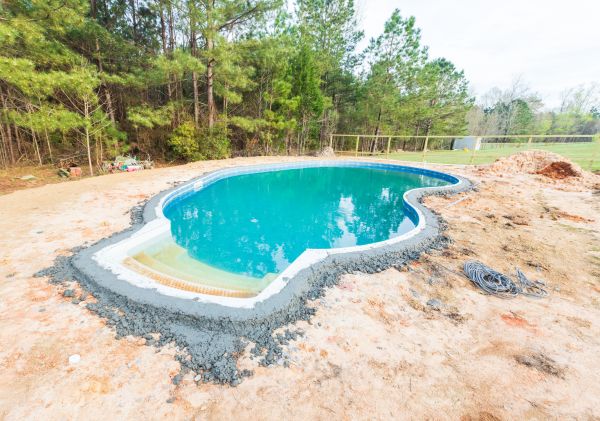 Pool Landscape Leveling in Pocatello