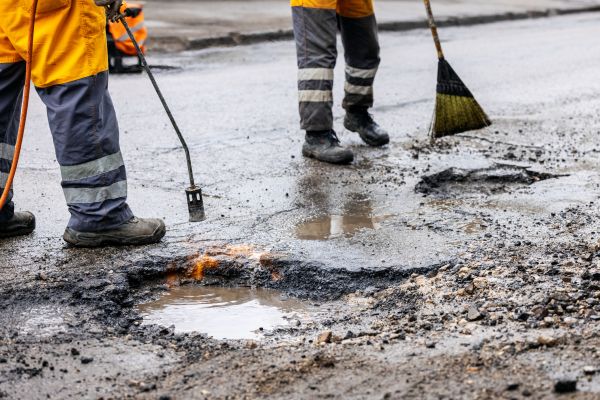 Gravel Pothole Repair in Pocatello
